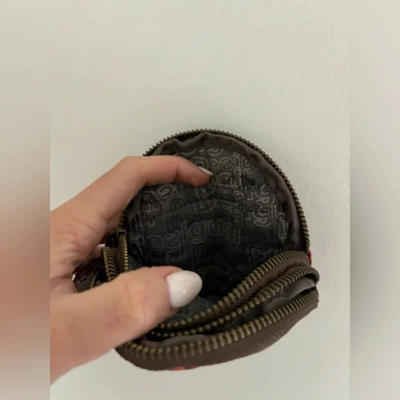 Desigual Colourful Butterfly Coin Purse - Picture 7 of 9